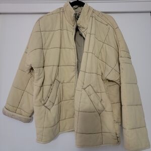 Quilted dolman jacket